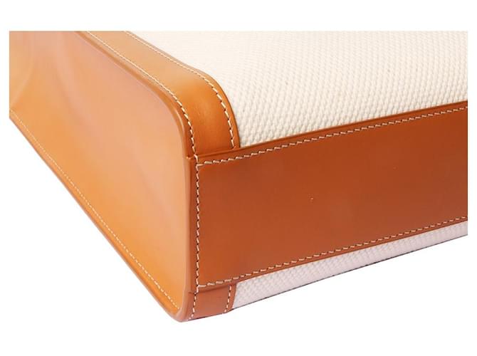 Céline Vertikaler Canvas-Cabas Braun - Ansicht 6