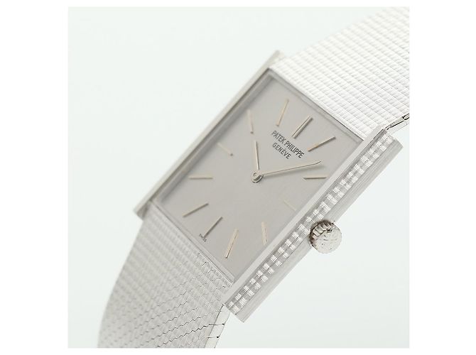 Patek Philippe Vintage Herrenuhr aus Weißgold Gondolo Medium Manuell - Ansicht 14