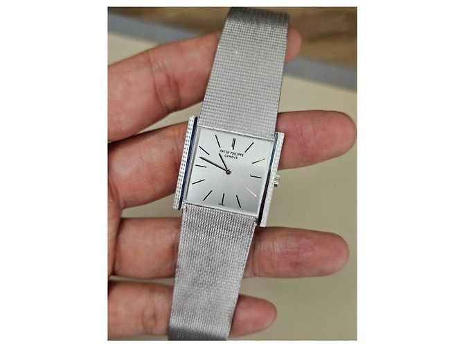 Patek Philippe Vintage Herrenuhr aus Weißgold Gondolo Medium Manuell - Ansicht 3