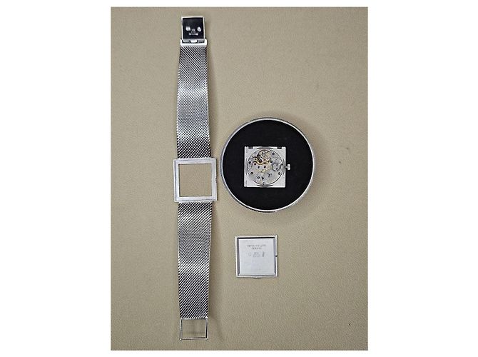 Patek Philippe Vintage Herrenuhr aus Weißgold Gondolo Medium Manuell - Ansicht 4