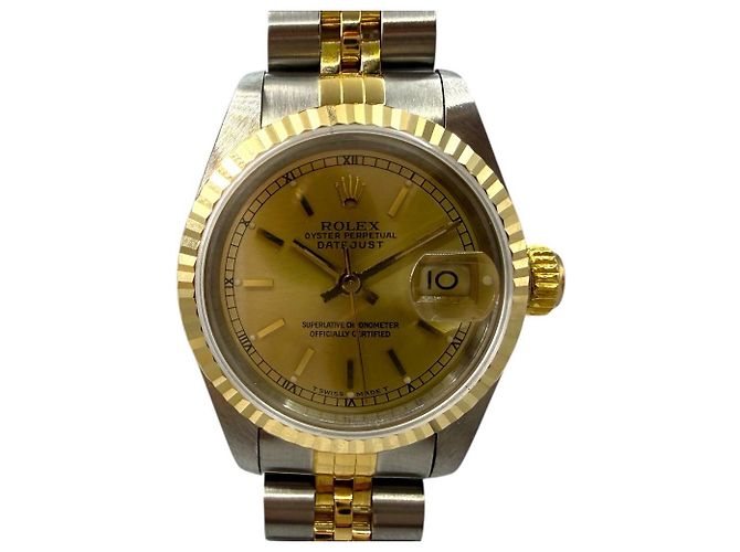 Rolex Datejust Oro Amarillo Combo Dorado - vista 2