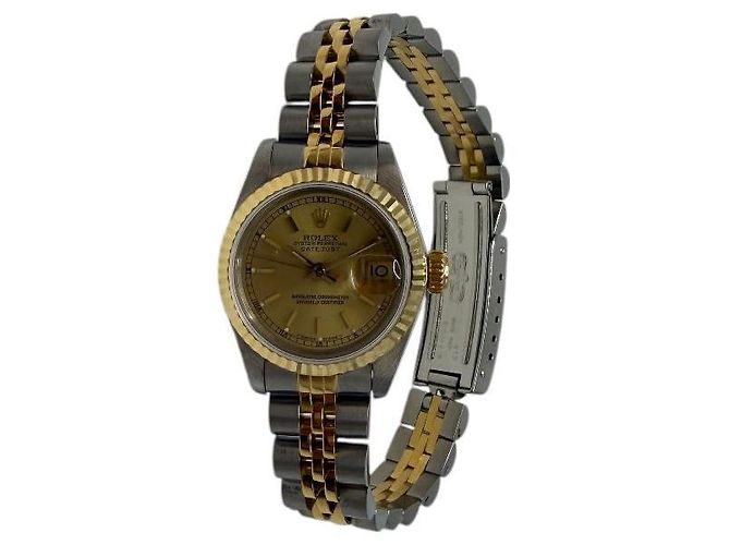 Rolex Datejust Oro Amarillo Combo Dorado - vista 3