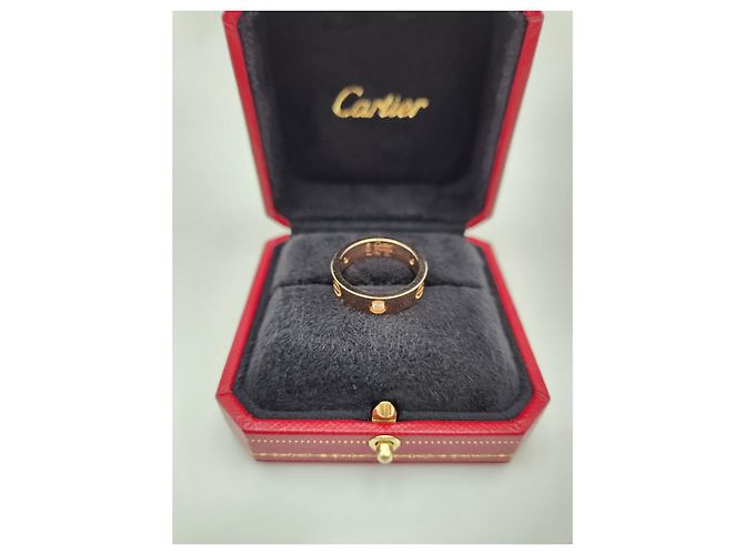 Cartier Anello Love Larghezza Classica Oro Rosa - vista 10