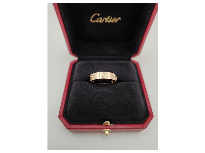 Cartier Anello Love Larghezza Classica Oro Rosa - vista 11