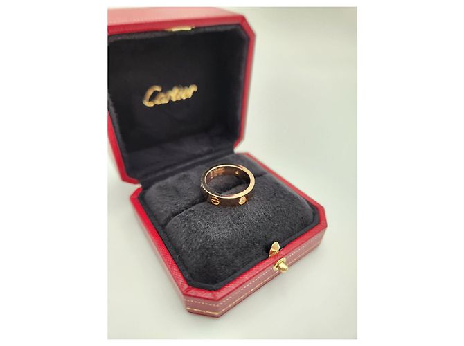 Cartier Anello Love Larghezza Classica Oro Rosa - vista 12