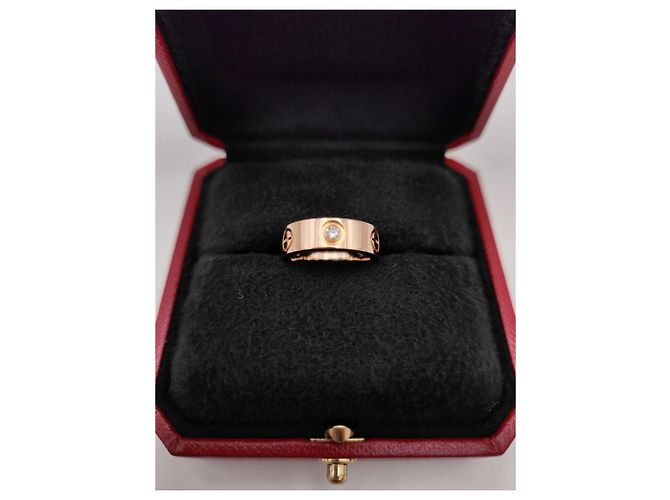 Cartier Anello Love Larghezza Classica Oro Rosa - vista 2