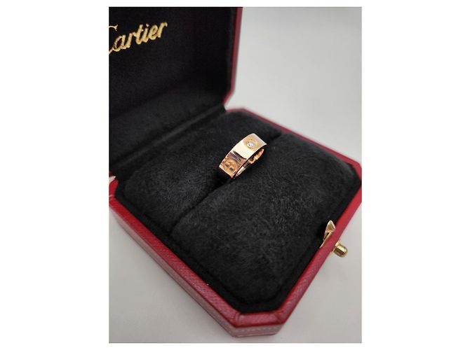 Cartier Anello Love Larghezza Classica Oro Rosa - vista 3