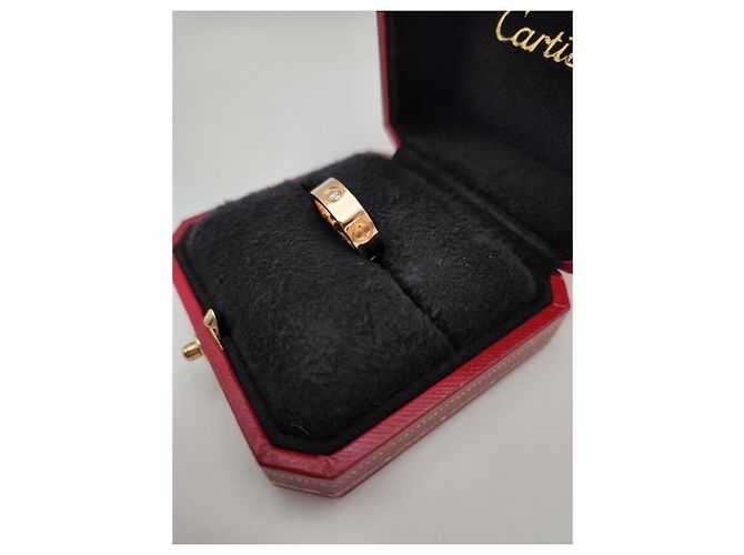 Cartier Anello Love Larghezza Classica Oro Rosa - vista 4