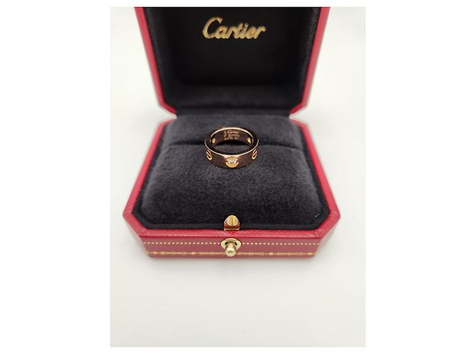 Cartier Anello Love Larghezza Classica Oro Rosa - vista 5