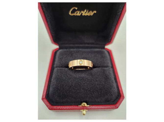 Cartier Anello Love Larghezza Classica Oro Rosa - vista 7