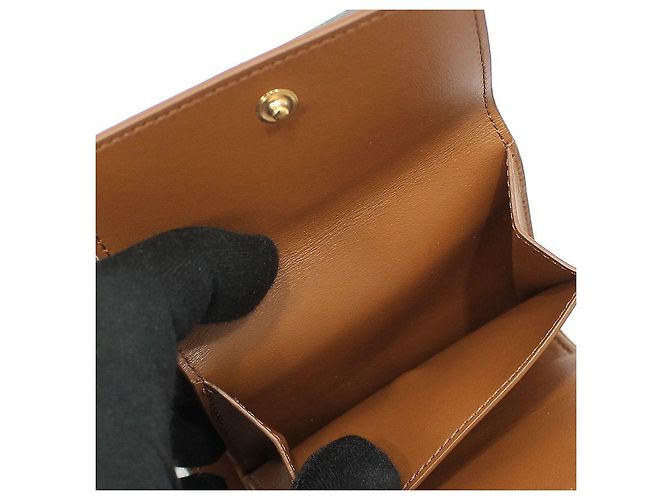 Céline Cartera Pequeña Triomphe Triope Castaño - vista 11