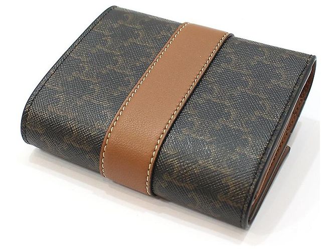 Céline Cartera Pequeña Triomphe Triope Castaño - vista 4
