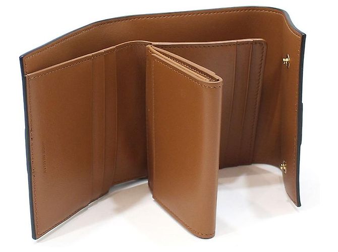 Céline Cartera Pequeña Triomphe Triope Castaño - vista 7