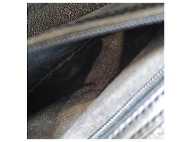 Louis Vuitton Borsa Tote Bag Briefcase Epi Sac Plat GM Nero - vista 19