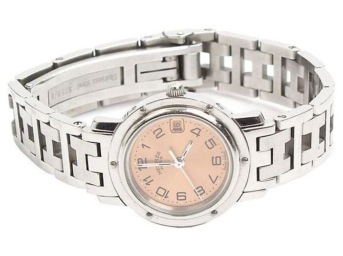 Hermès Orologio Clipper Rosa - vista 2