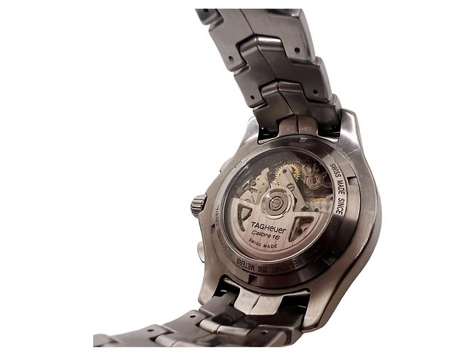 Tag Heuer Monaco Chrono Link Caliber Argento - vista 10