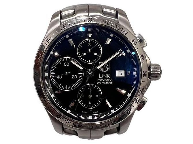 Tag Heuer Monaco Chrono Link Caliber Argento - vista 2