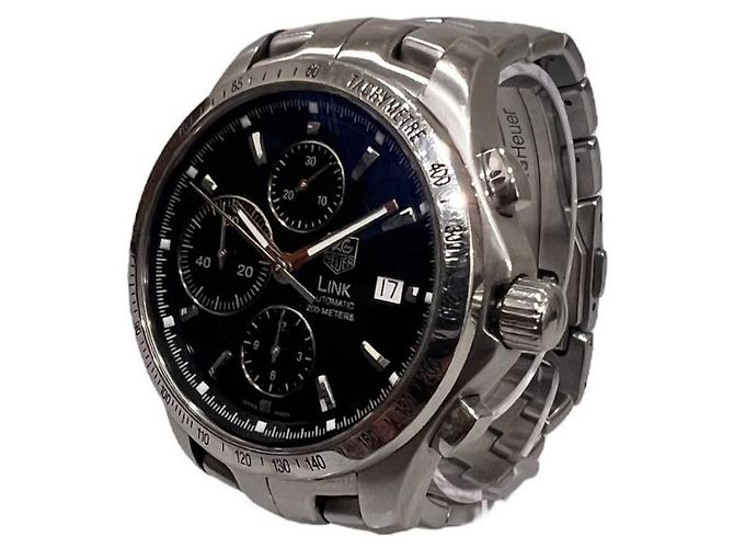 Tag Heuer Monaco Chrono Link Caliber Argento - vista 3