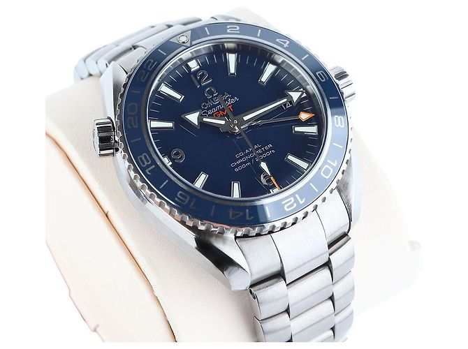 Omega Orologio Seamaster Planet Ocean GMT Titanium da Uomo Blu - vista 2