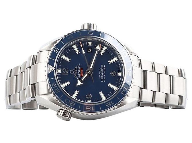 Omega Orologio Seamaster Planet Ocean GMT Titanium da Uomo Blu - vista 3