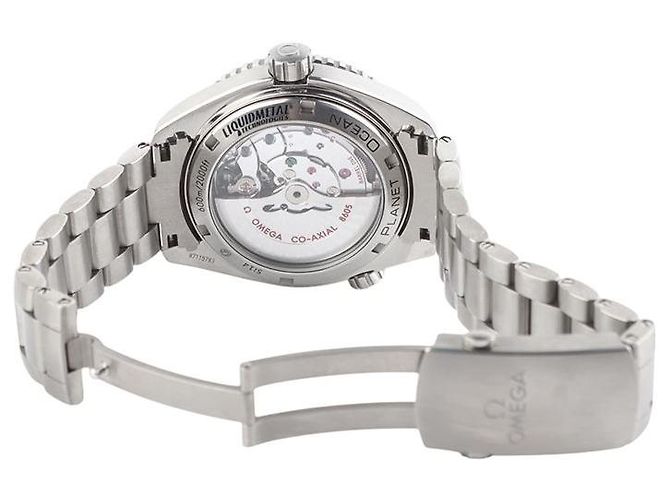 Omega Orologio Seamaster Planet Ocean GMT Titanium da Uomo Blu - vista 7