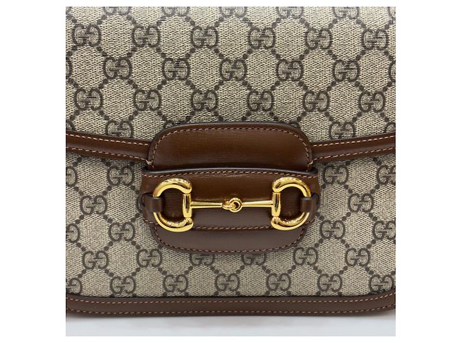 Horsebit 1955 Gucci Horsebit GG Medium Schultertasche Braun - Ansicht 3