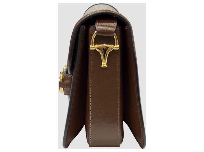 Horsebit 1955 Gucci Horsebit GG Medium Schultertasche Braun - Ansicht 5