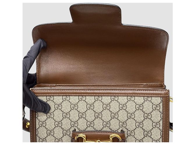 Horsebit 1955 Gucci Horsebit GG Medium Schultertasche Braun - Ansicht 6