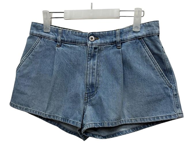 Miu Miu Pantalones cortos de denim Azul - vista 6