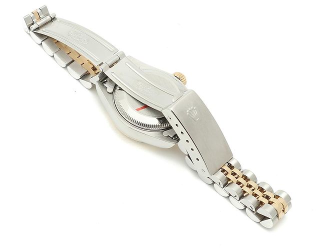 Rolex Reloj Datejust Combi para mujer con esfera limitada de números romanos blancos original - vista 15