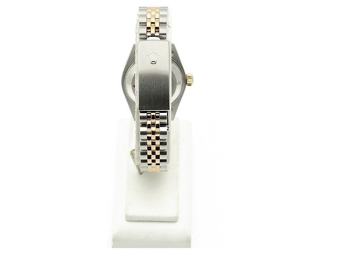 Rolex Reloj Datejust Combi para mujer con esfera limitada de números romanos blancos original - vista 6