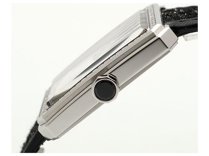 Chanel Boyfriend Steel Leder Damenuhr Medium mit Diamanten Silber - Ansicht 10