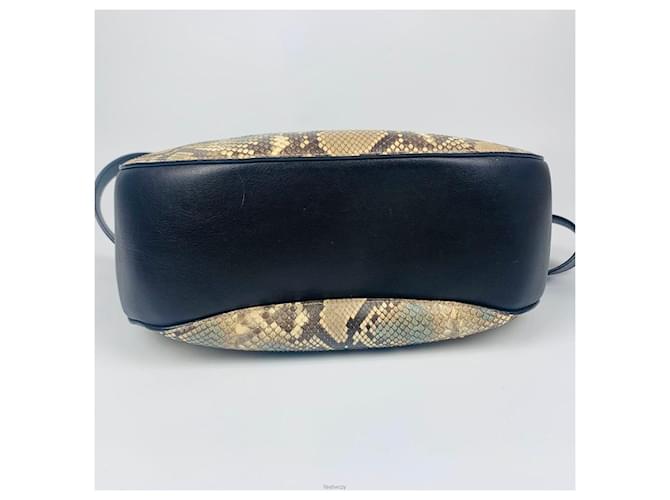 Chloé Bolsa de ombro Python Drew Gold (Médio) Multicor - vista 4