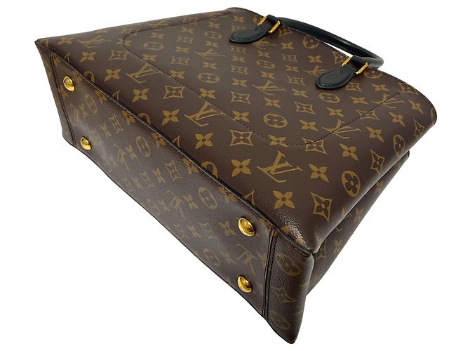 Louis Vuitton Bolsa Tote e Bolsa de Ombro Monogram Flower Preto - vista 6