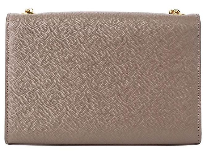 Saint Laurent Borsa a tracolla piccola Kate in monogramma Caviar Rosso - vista 3