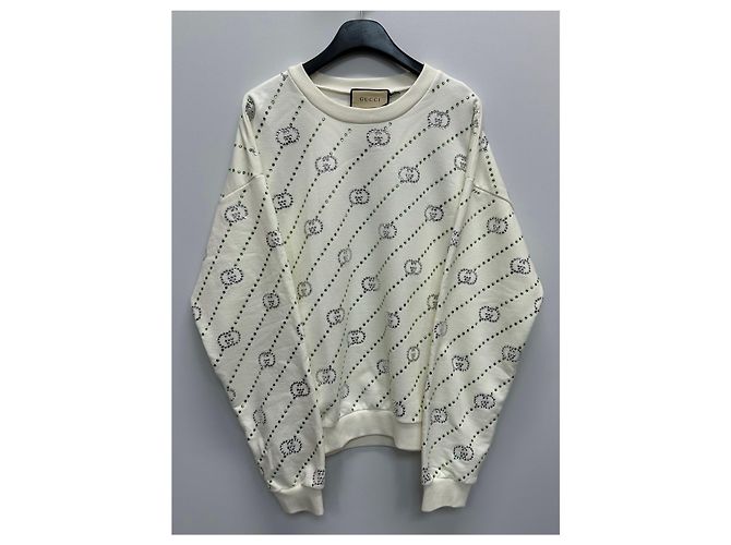 Gucci Stripe Interlocking Crystal Sweatshirt Multiple colors - view 2