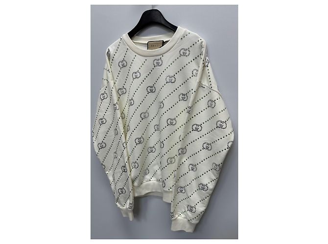 Gucci Stripe Interlocking Crystal Sweatshirt Multiple colors - view 4