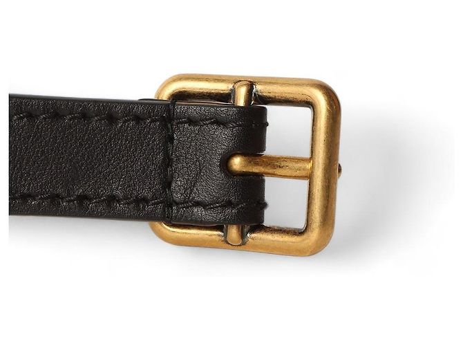 Dior Canvas Signature Logo bestickter Oblique Gürtel Mehrfarben - Ansicht 5