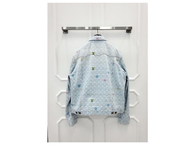 Louis Vuitton Giacca in denim Tyler Monogram Bianco - vista 2