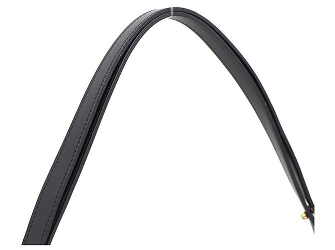 Dior Borsa a tracolla in pelle con logo CD dorato Nero - vista 4