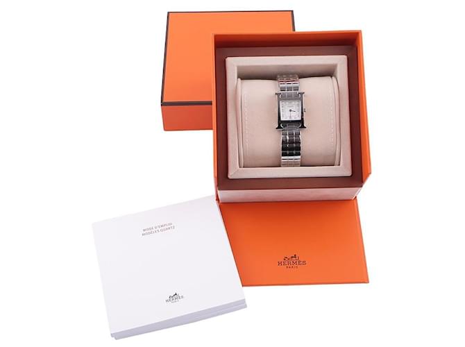 Hermès Modelo Hour Small Plata - vista 11