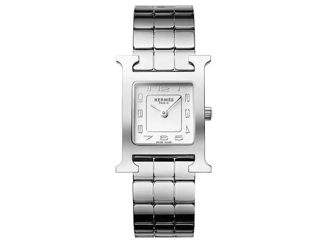 Hermès Modelo Hour Small Plata - vista 4