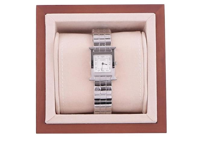 Hermès Modelo Hour Small Plata - vista 5