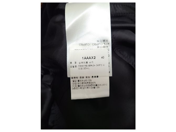 Louis Vuitton Shorts casuales LV con botones de oro negro - vista 5