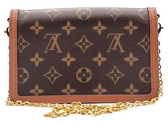 Louis Vuitton Portafoglio con catena Dolphin Multicolore - vista 3