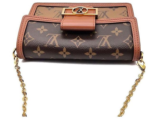 Louis Vuitton Portafoglio con catena Dolphin Multicolore - vista 6