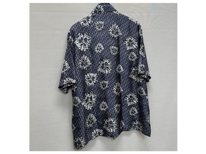 Dior Camicia a maniche corte Denim Tears Blu - vista 7