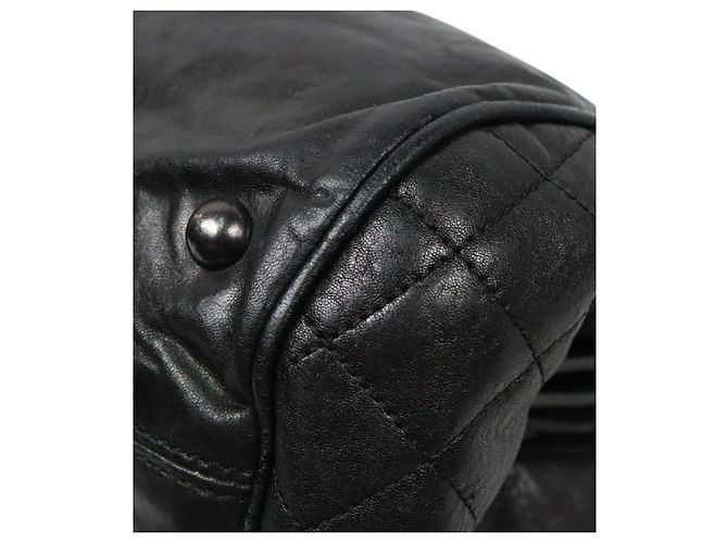 Chanel Schultertasche mit Big CC Kette in Schwarz - Ansicht 10