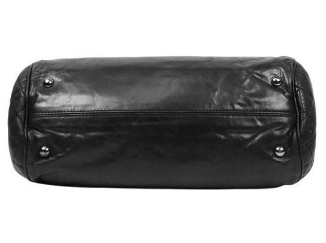 Chanel Schultertasche mit Big CC Kette in Schwarz - Ansicht 4