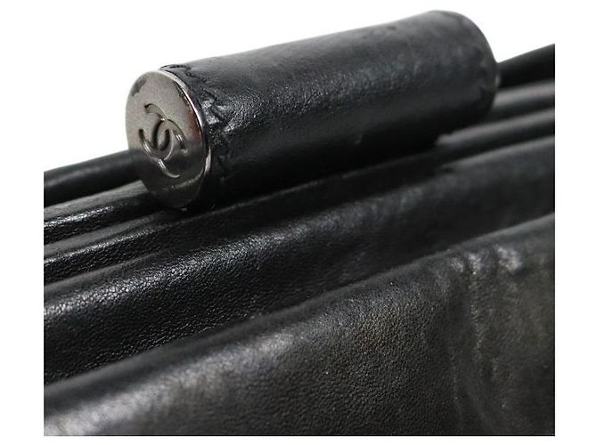 Chanel Schultertasche mit Big CC Kette in Schwarz - Ansicht 7